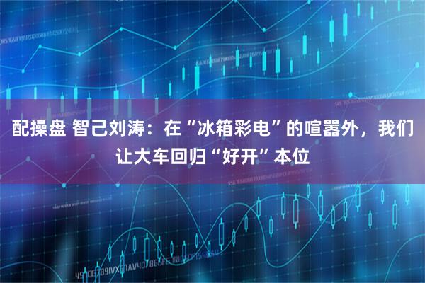 配操盘 智己刘涛：在“冰箱彩电”的喧嚣外，我们让大车回归“好开”本位