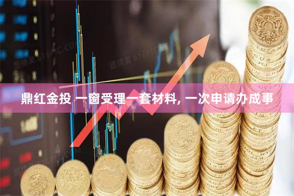 鼎红金投 一窗受理一套材料, 一次申请办成事